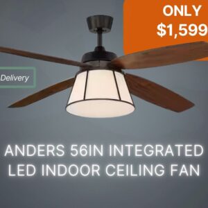 Anders 56In Integrated Led InDoor Ceiling Fan