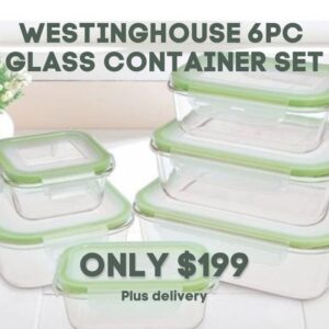 Westinghouse 6Pc Glass Container Set