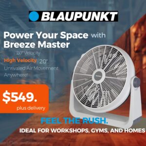 Blaupunkt Breeze Master Hi Velocity Fan 20