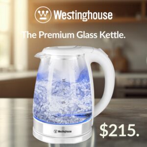 Westinghouse Premium Glass Kettle